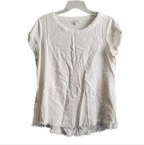 Umgee Cream Short Sleeve Tee